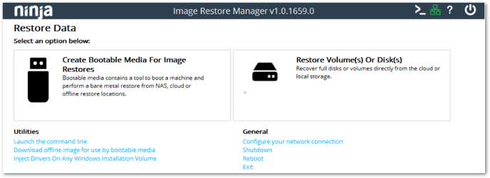 image restore manager